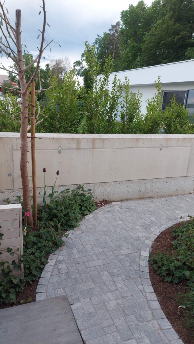 Wohngarten nach der Umsetzung