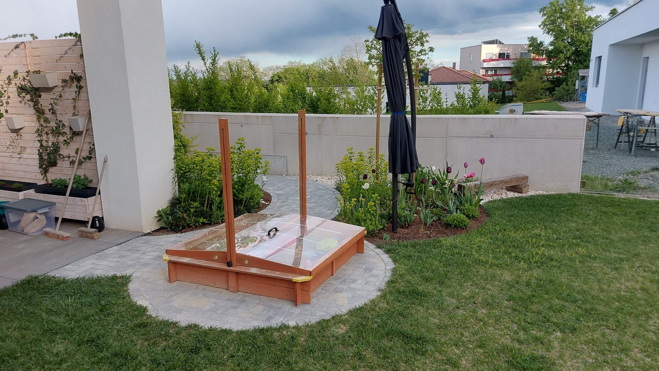 Wohngarten nach der Umsetzung
